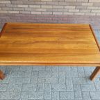 Deense Teakhouten Salontafel Met Omdraaibaar Blad thumbnail 5