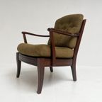 Opnieuw Gestoffeerde Zweedse Fauteuil Van Engens, 1970'S thumbnail 16