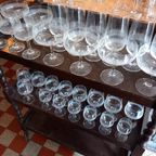 Mooi Glasservies, Met Subtiel Geslepen Motief. thumbnail 21