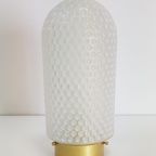 Vintage Peill & Putzler Plafondlamp Glas Goud Lamp '60 thumbnail 2