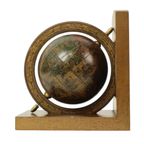 Italiaanse Houten Wereldbol Boekensteunen Mercurio D’oro thumbnail 11