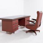 1950’S Curved Desk From Umberto Mascagni, Italy thumbnail 11