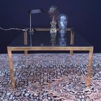 Vintage Hollywood Regency Empire Style Messing Tafel thumbnail 2