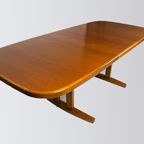 Vintage Deense Uitschuifbare Eettafel Tafel Massief Teak thumbnail 3