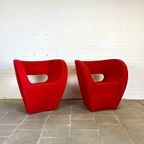 Set Van Twee Little Albert Fauteuils Van Ron Arad Voor Moroso thumbnail 2