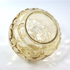 Vintage Glazen Lampenkap Bubbels Getint thumbnail 2