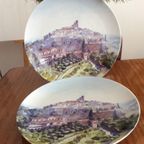 2 X Schoonhoven Keramiek Kunst Borden/ Wandborden 31cm thumbnail 2