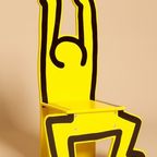 Keith Haring Kinderstoel / Decoratief Object Geel (nieuw!) thumbnail 12
