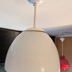 Vintage Opaline Hanglamp Van "Gispen/Giso" Jaren 50S thumbnail 10