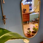 Vintage Wandspiegel Spiegel Mirror Messing Goud thumbnail 10