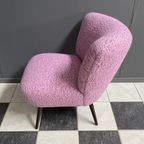 Pink Cocktail Chair 1960S Mcm thumbnail 11