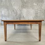 Antieke Tafel Uit Een Frans Kasteel Eiken 150 X 370 Cm thumbnail 15