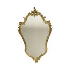 Vergulde Rococo Stijl Spiegel Met Console Acanthus Frankrijk thumbnail 5