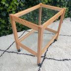 Trolley / Bar Cart / Roltafel Pinewood Glas thumbnail 7