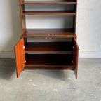 Vintage Rosewood Boekenkast Pallisander Wandkast thumbnail 7