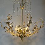 Xl Gemerkte Swarovski Kroonluchter Hanglamp Bloemen Kristal thumbnail 2