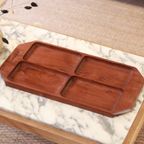 Vintage Teakhouten Aperitiefblad thumbnail 2