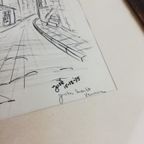 José - Pentekening Grote Markt Veurne - 1975 thumbnail 5
