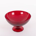 Vintage Glass Bowl From Monica Bratt For Reijmyre Glasbruk, Sweden 1950’s thumbnail 4