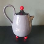 Vintage Memphis Stijl Theepot – Costantini L'ogetto, Italy, Jaren '80 thumbnail 7