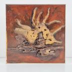 Vintage Art Jeanine Veldman '76 Gemengde Techniek Schilderij thumbnail 7