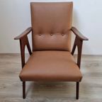 Vintage Fauteuil ‘50’60 Opnieuw Bekleed thumbnail 5