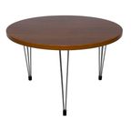 Vintage Ronde Salontafel Design Fritz Hansen Stijl thumbnail 17