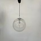 Large Limburg Glashütte Hanging Lamp Globe 1970S Germany thumbnail 9