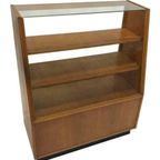 Antieke Winkel Vitrine Toonbank Met Schuifdeuren, Jaren 50 thumbnail 2