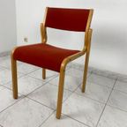 Set Van 4 Scandinavische Stoelen Kvist Denemarken thumbnail 5