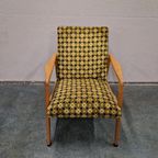 Vintage Fauteuil Geel Groen Jaren 60 Fauteuil thumbnail 5