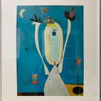 Miro Art-Print Van Schilderij From Earth To Sky In Lijst thumbnail 2