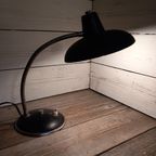 Jaren '30 Metalen Industrieel Bauhaus Bureaulamp thumbnail 3