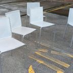 Set Van 6 Desalto 'zip' Eetkamerstoelen, Marco Maran, Italië thumbnail 13