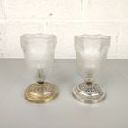 Koppel Art Deco Persglas Tafellampjes thumbnail 2