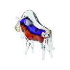 Mid Century Murano Glazen Stier Sculptuur Beeld Somerso Glaskunst thumbnail 8