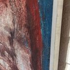 Vintage Origineel Schilderij, "dubbelportret", M.w. Hendeiks thumbnail 8