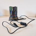 Vintage Glas In Lood Lamp Libelle Tiffany Stijl Lamp thumbnail 5