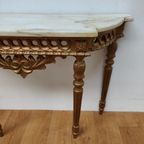 Barok Rococo Wandconsole Sidetable Met Marmer Blad En Spiegel 02 thumbnail 21