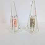 Vintage Wayne Husted Blenko Zout Pepermolen Pyramid Acrylic thumbnail 10
