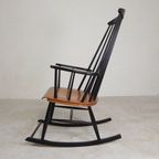 Spijlenstoel, Schommelstoel In De Stijl Van Tapiovaara thumbnail 9