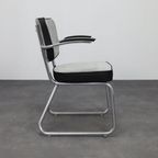 Tubular Frame Armchair By Ahrend De Cirkel 1960s thumbnail 6