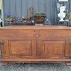 Oude Dekenkist, Opbergkist, Afm. 138x70m En 69cm Hoog. thumbnail 2