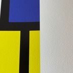 Piet Modrian (1872-1944), Composition Neoplastique No 5 E, 1924, Printed In Belgium... thumbnail 5