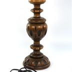 Vintage Houten Lampvoet Bewerkt thumbnail 2