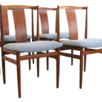 Set 4 Eetkamerstoelen Henning Sorensen Voor Danex 'vordingborg' thumbnail 9