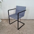 Hennie De Jong, Lichtblauw - Zwart Frame, Set Van 2 Stoelen, thumbnail 5