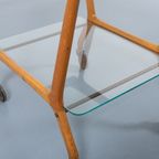 Italian Mid-century Serving Trolley/bar Cart By Ico Parisi For Angelo de Baggis 1950’s thumbnail 9