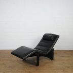 Adjustable Italian Leather Lounge Chair thumbnail 2