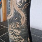 Vintage Draak Phoenix Feniks Buffel Hoorns. thumbnail 5